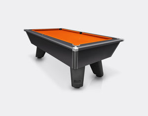 Cry Wolf - Cry Wolf Outdoor Slate Bed Pool Table 7FT, Matt Black - GRANDEUR Table Sports