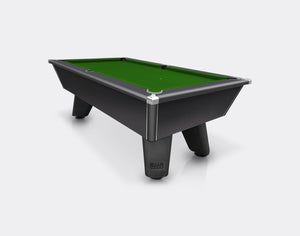 Cry Wolf - Cry Wolf Outdoor Slate Bed Pool Table 7FT, Matt Black - GRANDEUR Table Sports