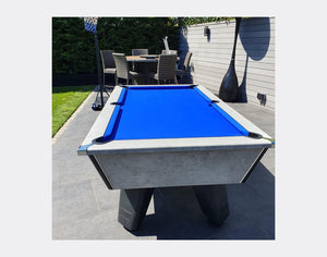 Cry Wolf - Cry Wolf Outdoor Slate Bed Pool Table 7FT, Urban Grey - GRANDEUR Table Sports
