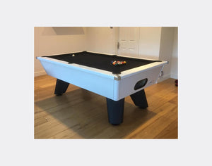 Cry Wolf - Cry Wolf Slate Bed Pool Table 6FT, Gloss White - GRANDEUR Table Sports