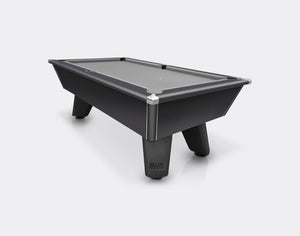 Cry Wolf - Cry Wolf Slate Bed Pool Table 7FT, Black - GRANDEUR Table Sports