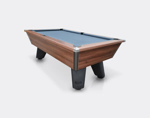 Cry Wolf - Cry Wolf Slate Bed Pool Table 7FT, Dark Walnut - GRANDEUR Table Sports