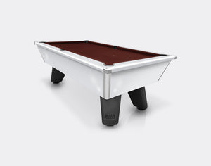 Cry Wolf - Cry Wolf Slate Bed Pool Table 7FT, Gloss White - GRANDEUR Table Sports