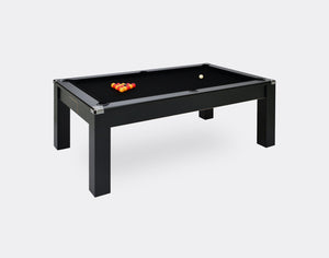 DPT Pool Tables - DPT Pool Tables Avant Garde 2.0 Pool Dining Table 7FT, Black - GRANDEUR Table Sports