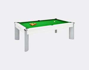 DPT Pool Tables - DPT Pool Tables Fusion Pool Dining Table 6FT, White - GRANDEUR Table Sports