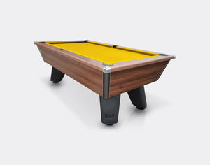 Cry Wolf Slate Bed Pool Table 6FT, Dark Walnut