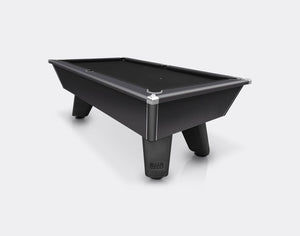 Cry Wolf - Cry Wolf Outdoor Slate Bed Pool Table 7FT, Matt Black - GRANDEUR Table Sports