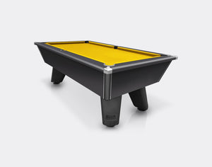 Cry Wolf - Cry Wolf Outdoor Slate Bed Pool Table 7FT, Matt Black - GRANDEUR Table Sports