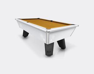 Cry Wolf - Cry Wolf Slate Bed Pool Table 7FT, Gloss White - GRANDEUR Table Sports