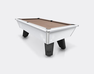 Cry Wolf - Cry Wolf Slate Bed Pool Table 7FT, Gloss White - GRANDEUR Table Sports