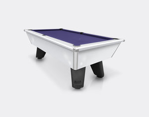 Cry Wolf - Cry Wolf Slate Bed Pool Table 7FT, Gloss White - GRANDEUR Table Sports