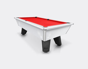 Cry Wolf - Cry Wolf Slate Bed Pool Table 7FT, Gloss White - GRANDEUR Table Sports