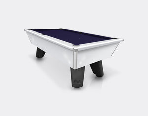 Cry Wolf - Cry Wolf Slate Bed Pool Table 7FT, Gloss White - GRANDEUR Table Sports