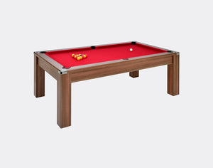 DPT Pool Tables - DPT Pool Tables Avant Garde 2.0 Pool Dining Table 6FT, Dark Walnut - GRANDEUR Table Sports