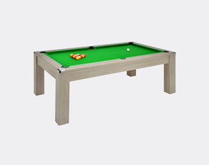 DPT Pool Tables - DPT Pool Tables Avant Garde 2.0 Pool Dining Table 6FT, Grey Oak - GRANDEUR Table Sports