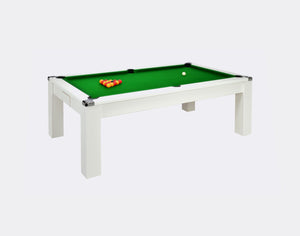 DPT Pool Tables - DPT Pool Tables Avant Garde 2.0 Pool Dining Table 6FT, White - GRANDEUR Table Sports