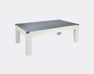 DPT Pool Tables - DPT Pool Tables Avant Garde 2.0 Pool Dining Table 6FT, White - GRANDEUR Table Sports