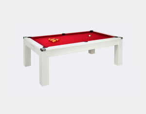 DPT Pool Tables - DPT Pool Tables Avant Garde 2.0 Pool Dining Table 6FT, White - GRANDEUR Table Sports