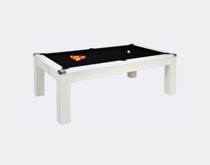 DPT Pool Tables - DPT Pool Tables Avant Garde 2.0 Pool Dining Table 6FT, White - GRANDEUR Table Sports