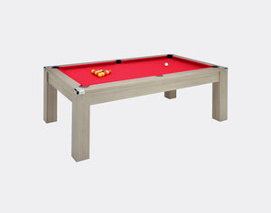 DPT Pool Tables - DPT Pool Tables Avant Garde 2.0 Pool Dining Table 7FT, Grey Oak - GRANDEUR Table Sports