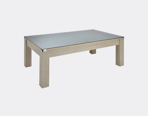 DPT Pool Tables - DPT Pool Tables Avant Garde 2.0 Pool Dining Table 7FT, Grey Oak - GRANDEUR Table Sports