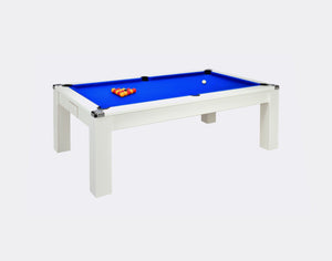 DPT Pool Tables - DPT Pool Tables Avant Garde 2.0 Pool Dining Table 7FT, White - GRANDEUR Table Sports