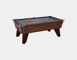 DPT Pool Tables - DPT Pool Tables Omega Pro Pool Table, Dark Walnut - GRANDEUR Table Sports