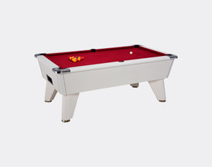 DPT Pool Tables - DPT Pool Tables Omega Pro Pool Table, White - GRANDEUR Table Sports